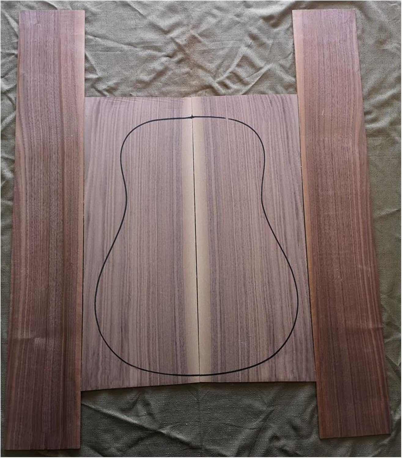 1 Set Guitar Back and Side Kit 41inch Guitar Panel Guitarra Making Material DIY Guitar Kit (Color : 5)