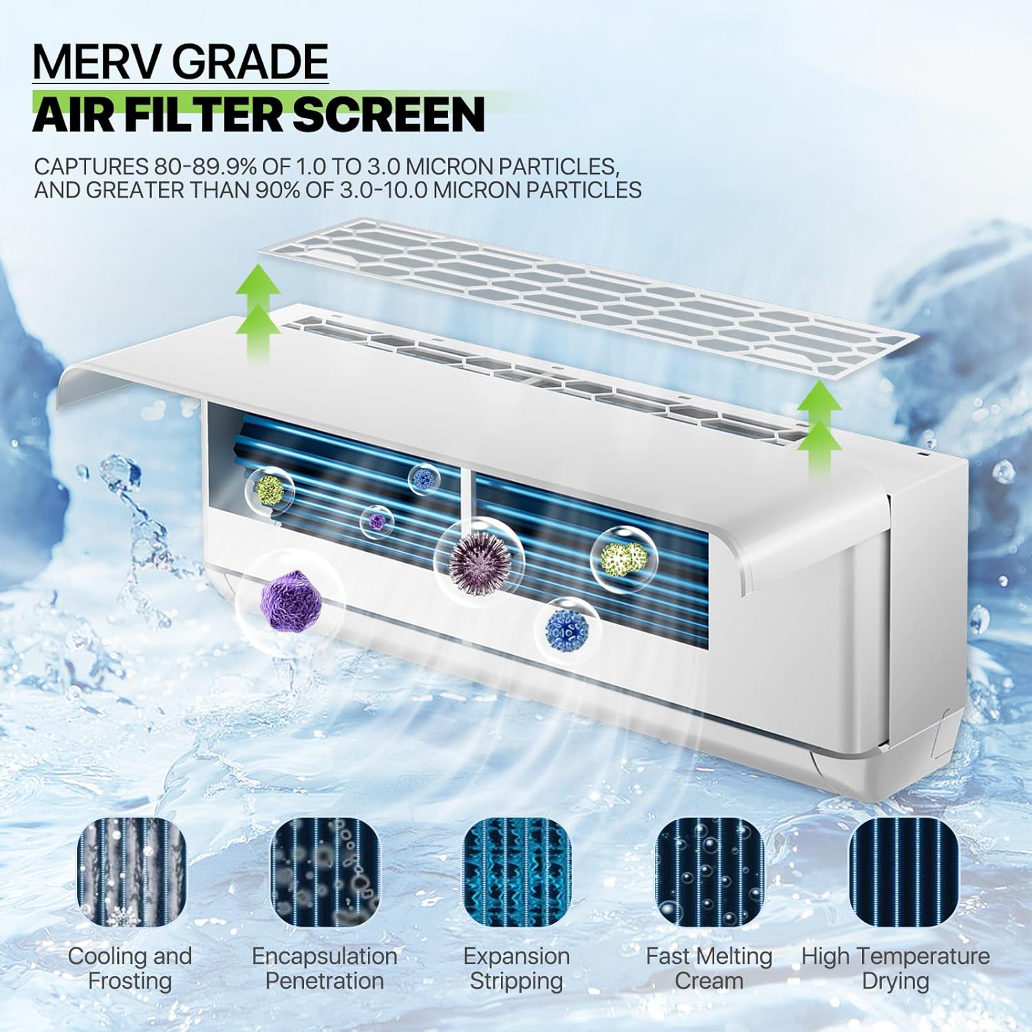 Magshion 12000 BTU Mini Split AC with Heat Pump, 1 Ton Pre-Charged 22 SEER2 Inverter Air Conditioner, 115V, WiFi Enabled & Voice Control, Cools Rooms Up to 550 Sq. Ft