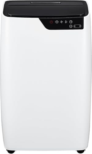 12000 BTU Portable Air Conditioner, 3-in-1 Remote Control AC with 24-Hour Timer, Low Noise/Energy Saving/Cooling, Cools up to 550 Sq. Ft. Ideal for Bedrooms, Offices, White