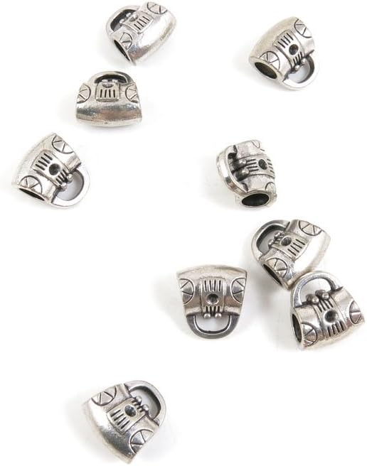 590 Pieces Antique Silver Tone Jewelry Making Charms Findings Fashion Wholesale Supplies Pendant Lots Bulk Supply K8EH6B Handbag Purse Loose Beads