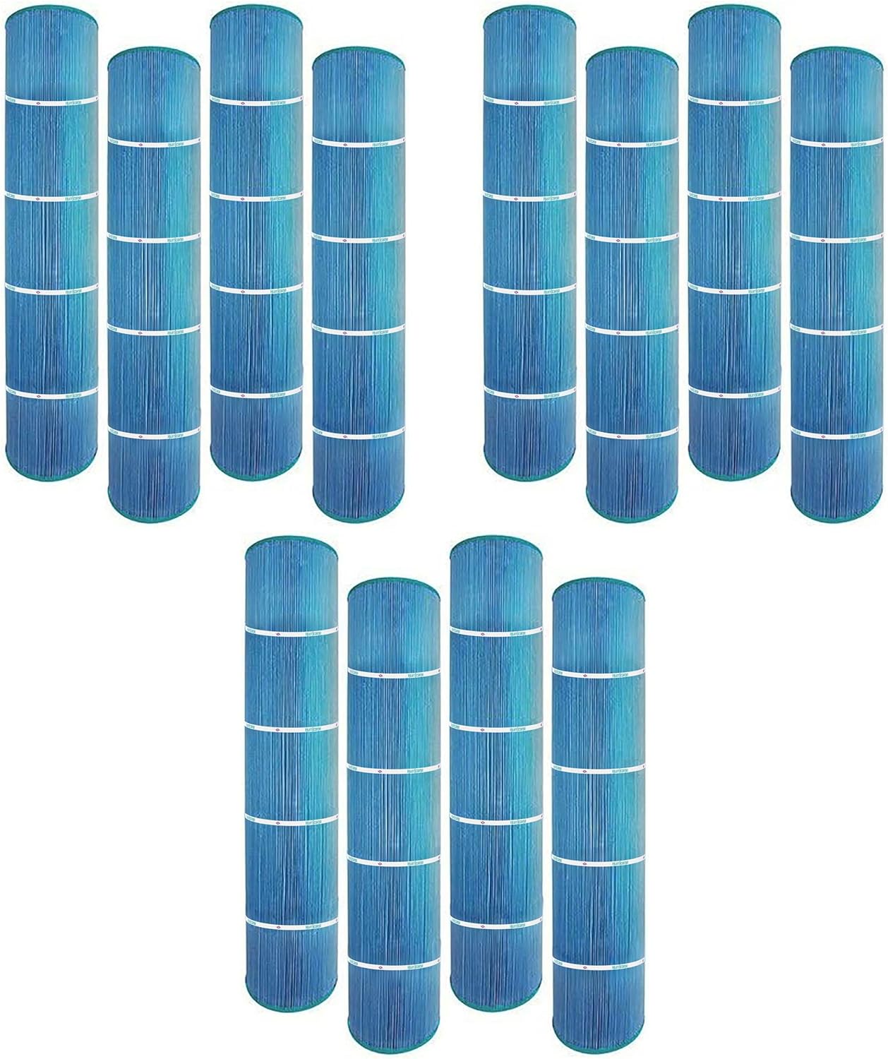 Hurricane 12 Pack HF7494-04M Elite Aseptic Pool Filter Cartridge - Replacement for PA131, Unicel C-7494, Filbur FC-1227, Hayward SwimClear C5030, C5025, C5020