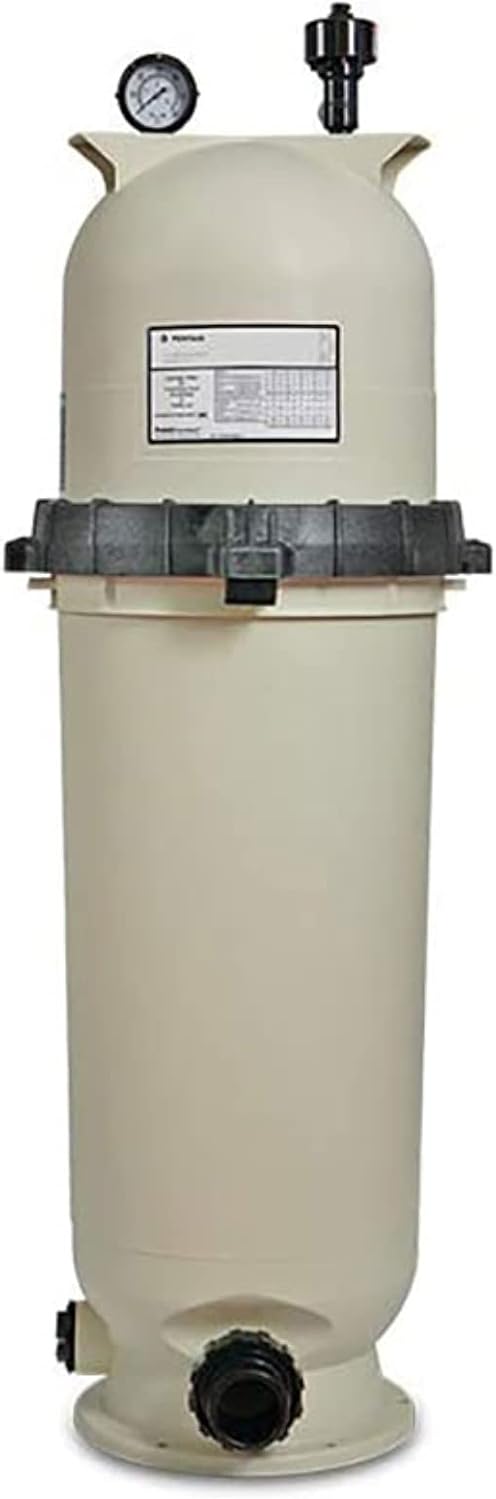 Pentair 160301 Clean & Clear Plus Fiberglass Reinforced Polypropylene Tank Cartridge Pool Filter, 420 Square Feet, 150 GPM (Residential)