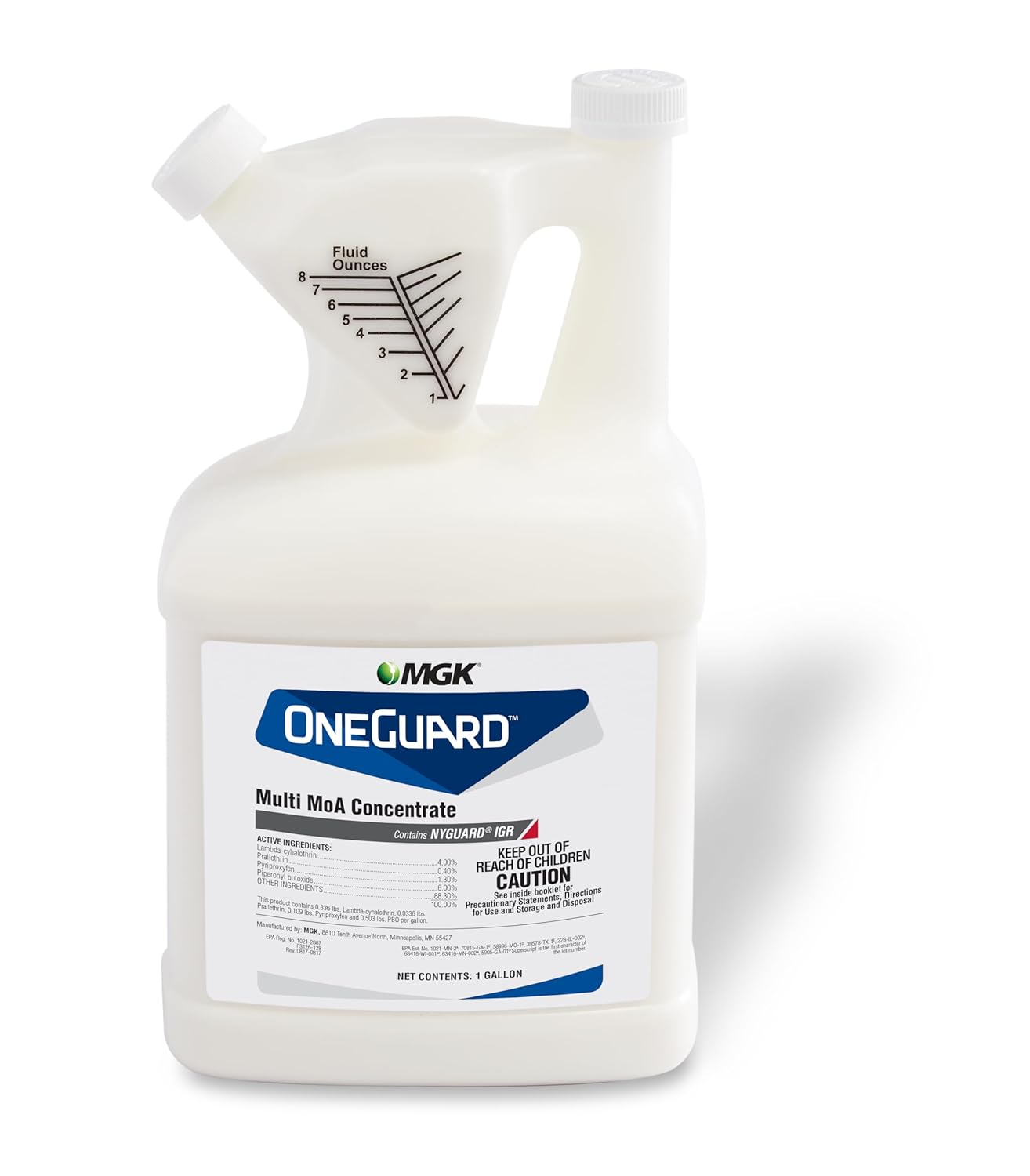 MGK OneGuard® Multi MoA Concentrate | Long-Lasting Insecticide | Professional Pest Control Product | Flea, Tick, Fly, Cockroach, Spider, Scorpion, Mosquito Concentrate | Gallon
