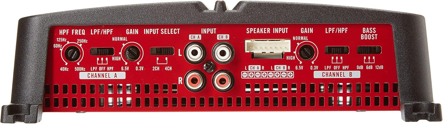 Pioneer GM-A6704 4-Channel Bridgeable Amplifier with Bass Boost