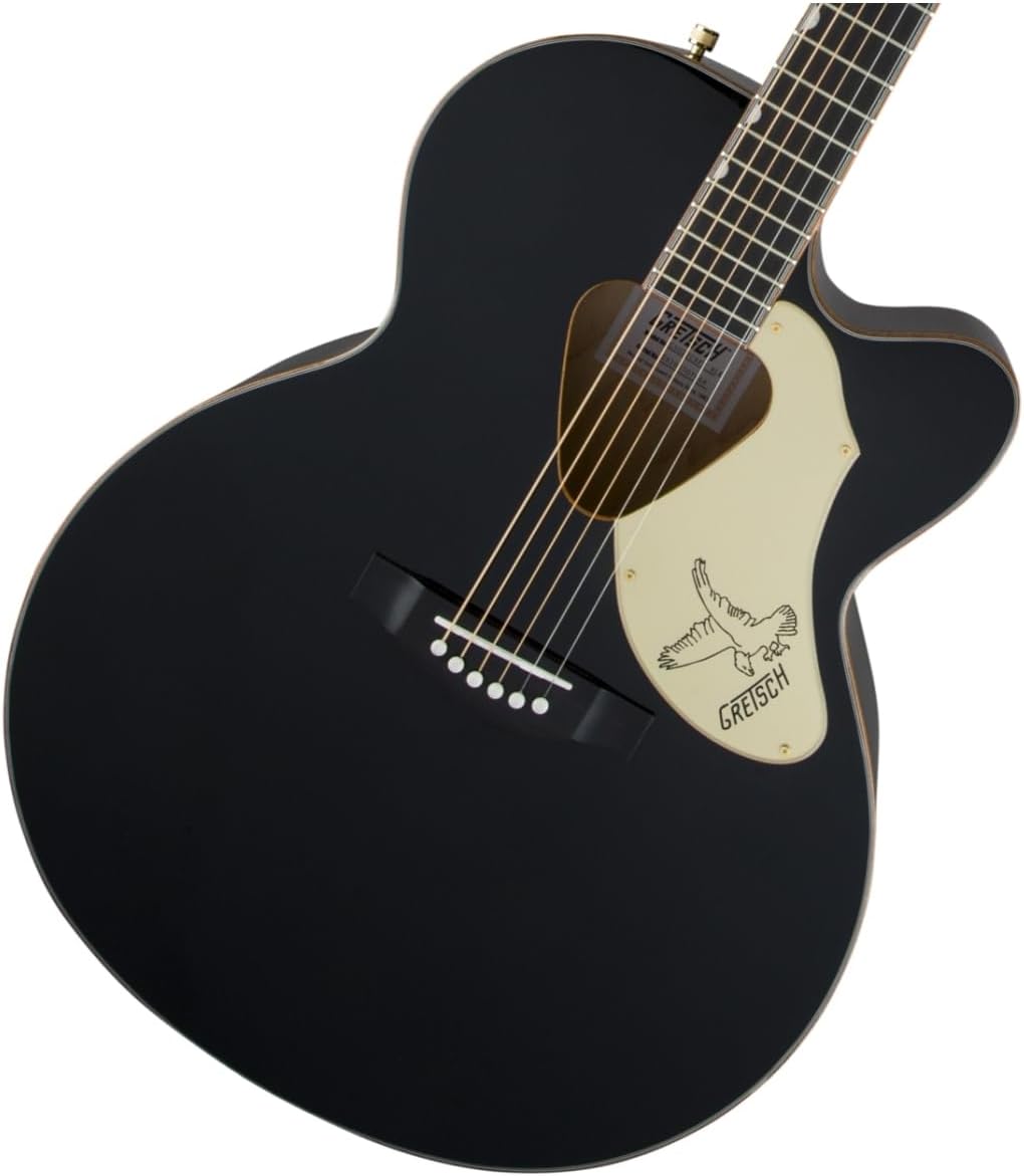 Gretsch G5022CBFE Rancher Falcon Jumbo Cutaway Acoustic-Electric Guitar - Black