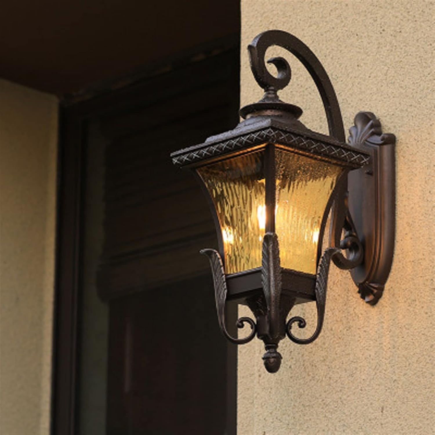 Outdoor Waterproof Household Balcony Villa Corridor European Style Retro Outdoor Corridor Courtyard Gate Garden Wall Lamp,Wall Sconce