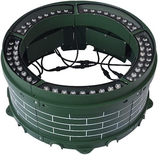 90W 144W Outdoor Aluminum Hold Tree Light LED Garden Spotlight Park Lawn Landscape Floodlight IP65 Waterproof Outdoor Villa Garden Limelight Fittings (Color : Warm Light, Size : 144W)