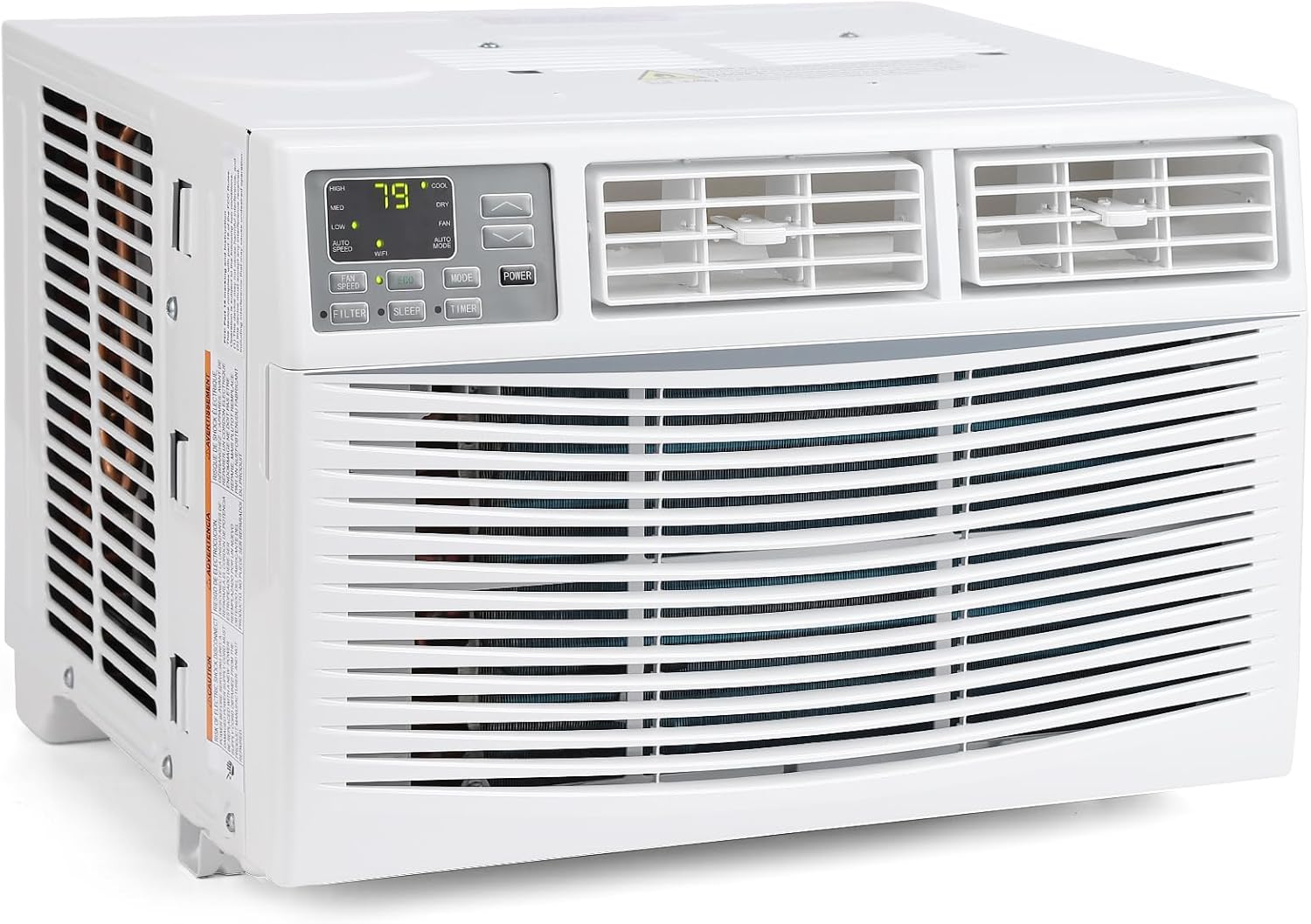 Window Air Conditioner with WiFi,8000 BTU Window Air Conditioner,Cools 350 Sq Ft,Ultra-Quiet Operation,3 Fan Speeds & Auto Restart,Effortless Temp Control,Easy Window Mount,White AC Unit for Bedrooms