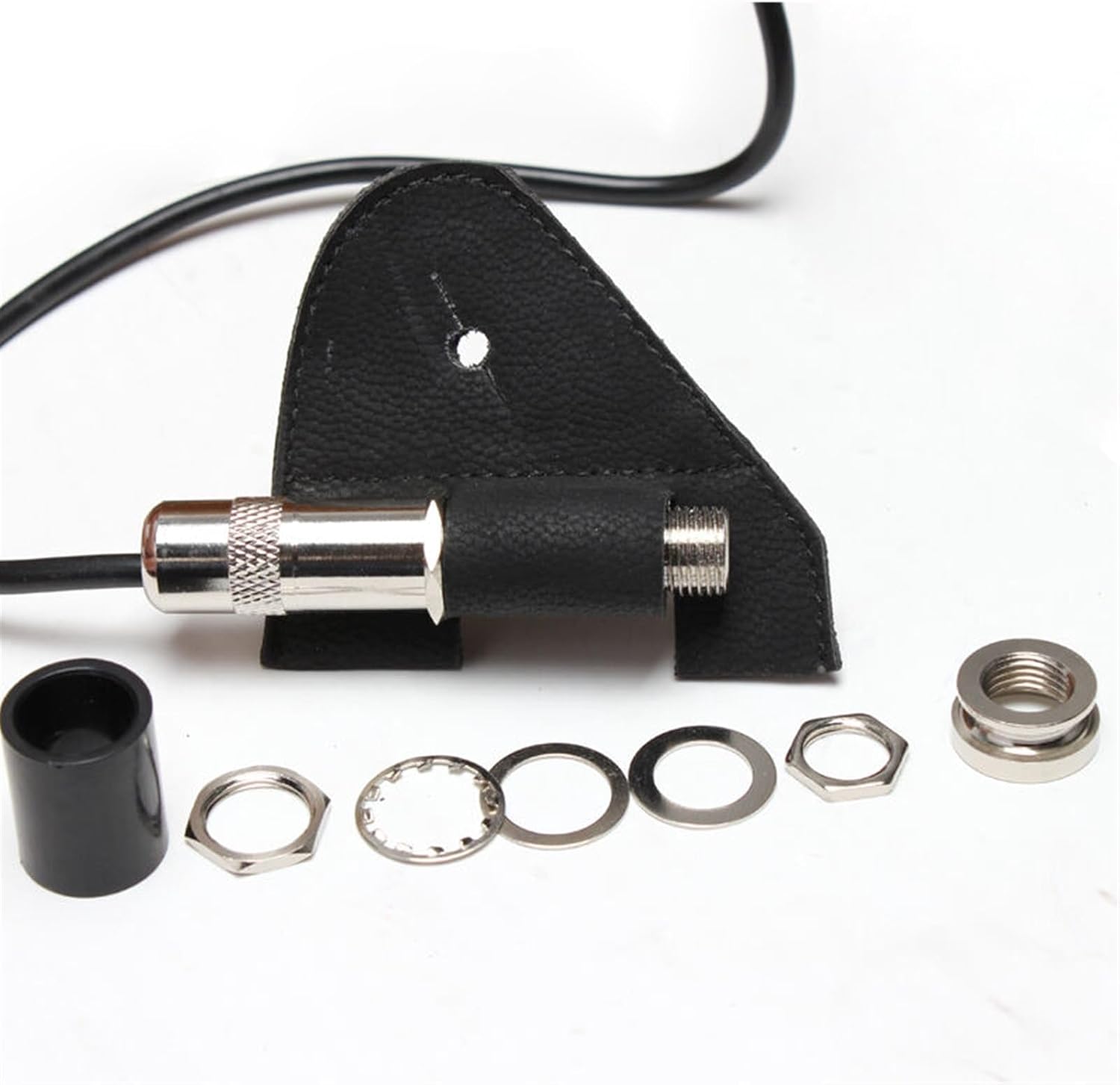 Professional Acoustic Guitar Pickup Preamp System Pickup Amplifier Speaker with Piezo Avoid Opening for 39-42 Inch Acoustic Bass Guitar Parts