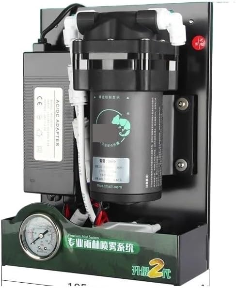 D Series Reptiles Fogger Humidifier Rainforest Silent Pump Fog Machine Rainforest Garden Spray for Reptile Terrarium(D600)