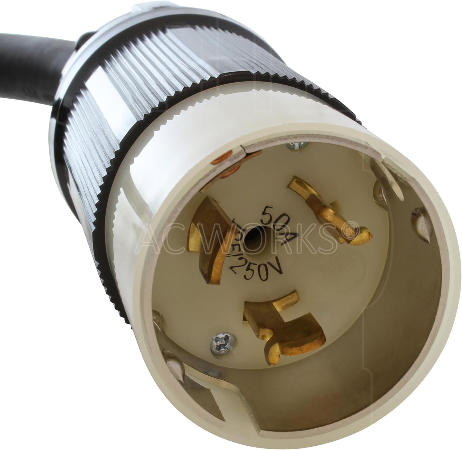 New AC WORKS [TESS2] SOOW 6/4 CS6365/ CS6364 Temp Power 50A Generator Cord (10)