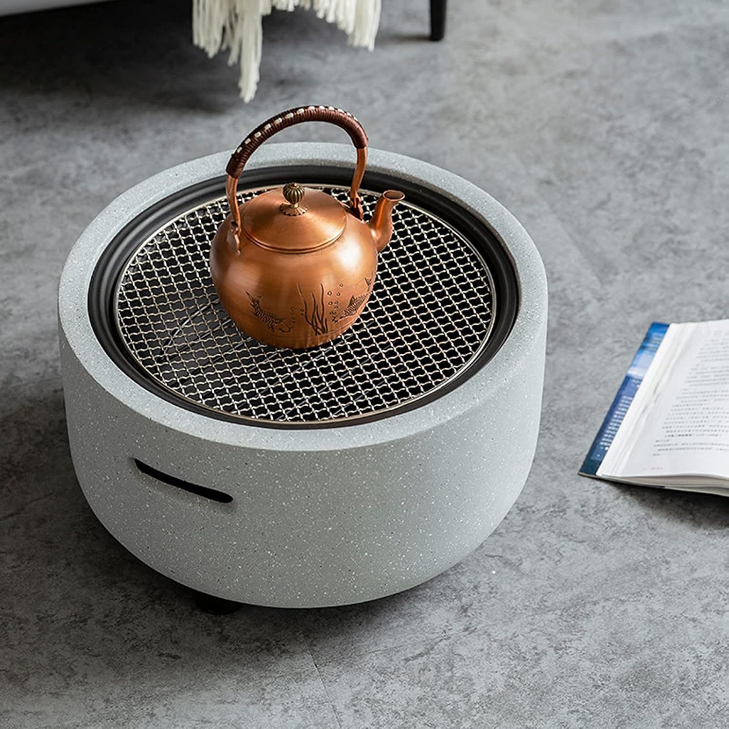 Fire Pit Outdoor fire Pit, Oyster Grill Set, Balcony Villa Courtyard Grill Set