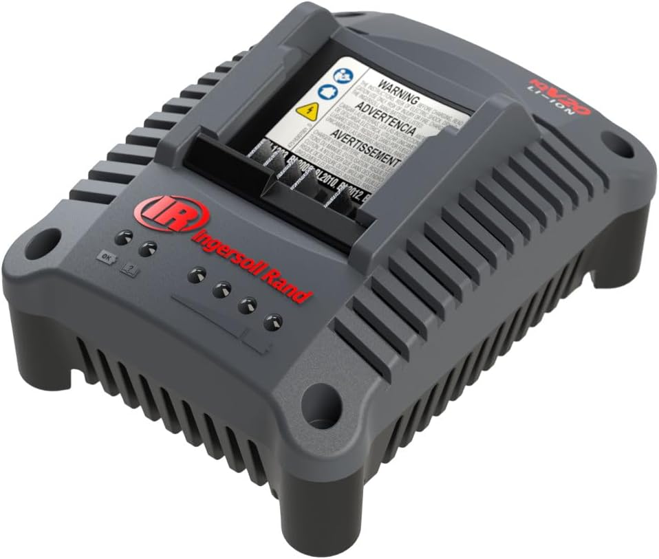 Ingersoll Rand BC1124 IQV20 20V Compact Battery Charger for Ingersoll Rand Power Tools