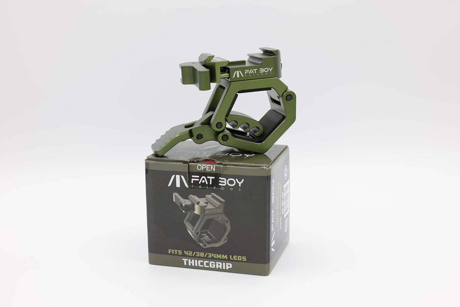 Thick Grip - Tripod Attachment - Compatable with Arca and Picatinny, for Binoculars, Caller Remote, Other Accessories- Includes arca Mount