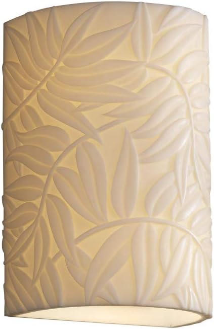 Group PNA-0945W-BMBO Justice Design Group PNA-0945W Small Cylinder Open Top and Bottom Outdoor Wall Sconce from The Porcelina Collection