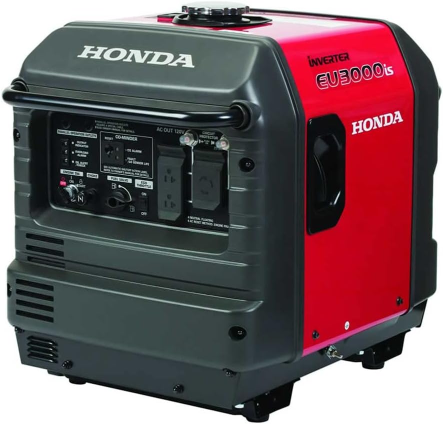 Honda EU3000iS 3,000 Watt Portable Gas Powered Inverter Generator w/CO-Minder