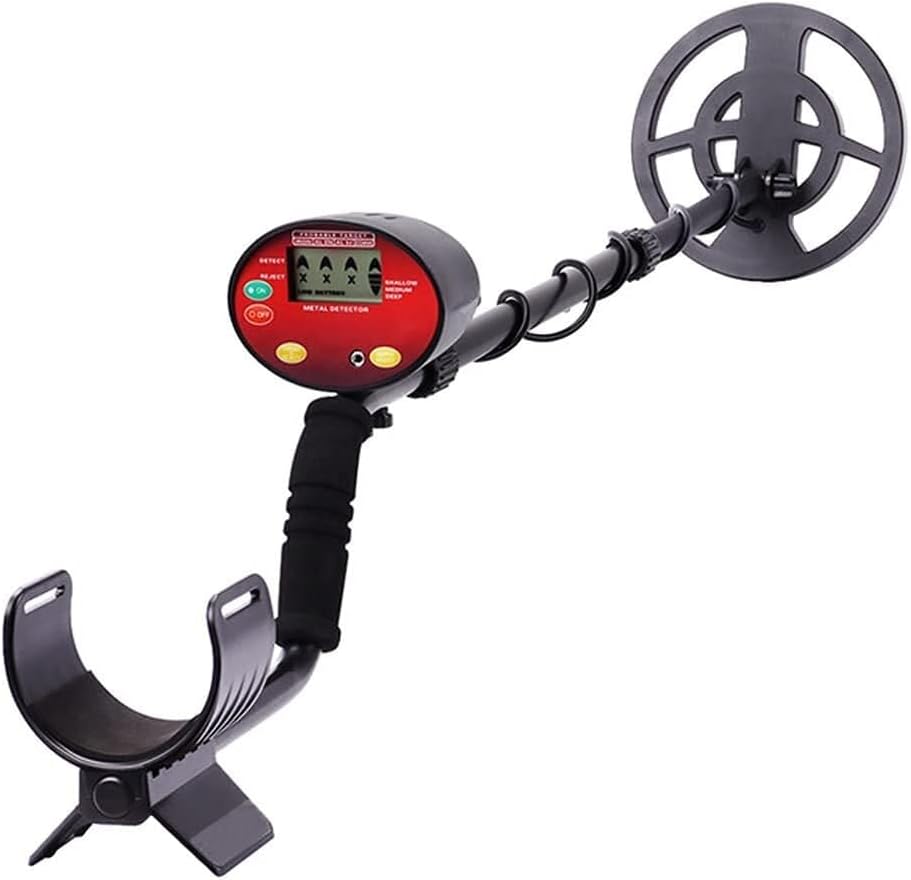 Adjustable Metal Detector for Adults & Kids, High Sensitivity with LCD Display, 3-Tone Audio & Waterproof Coil(Gray)