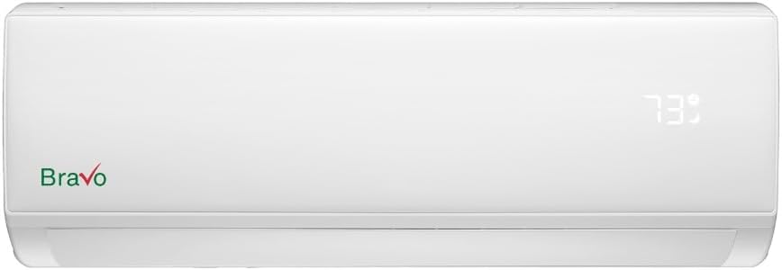 BRAVO 36,000 BTU 230V Ductless Mini Split Air Conditioner & Heat Pump – 17 SEER2 Inverter AC System – Pre-Charged – 13FT Installation Kit – Smart Control Included – Cooling & Heating