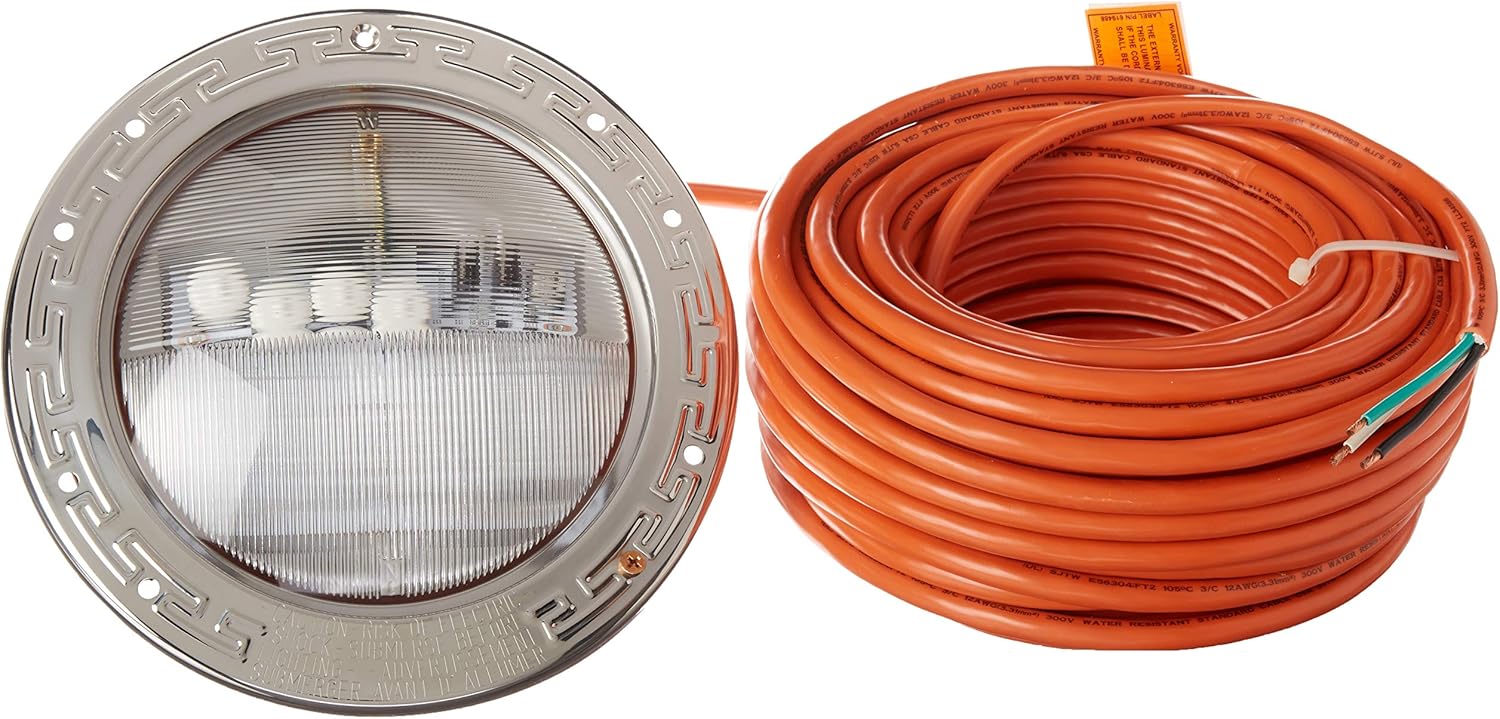 Pentair 601012 IntelliBrite 5G Color Underwater LED Pool Light, 12 Volt, 100 Foot Cord