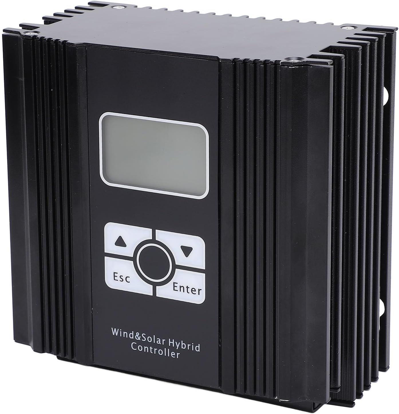 ANGGREK Wind Solar Hybrid System Controller, High Efficiency Wind Solar Hybrid Controller 48V 400W Aluminum Shell for Residential Marine Street (400W Fan) (600W Fan)