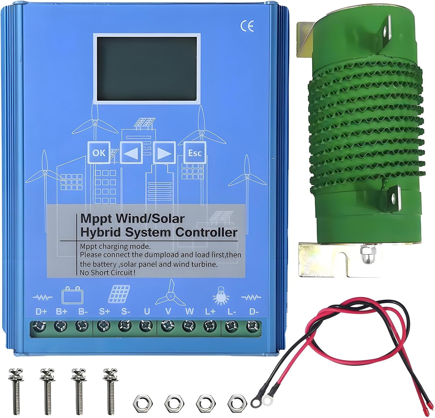 MPPT Boost Charging Regulator,for Wind Turbine,Solar Panel,15KW Wind Solar Hybrid Charge Controller,12V 24V 48V Auto Regulator 24V/48V(Auto)