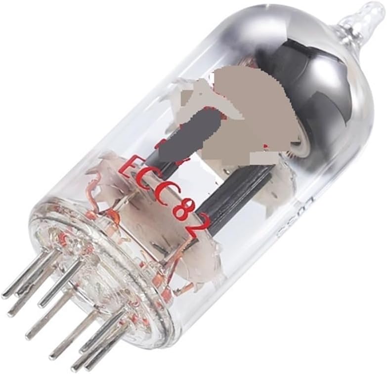 Vacuum Tube Rectifier Classic Series ECC82 Vacuum Tube Replacement 12AU7 5693 5814 DIY Audio Amplifier(Transparent,2 pcs)