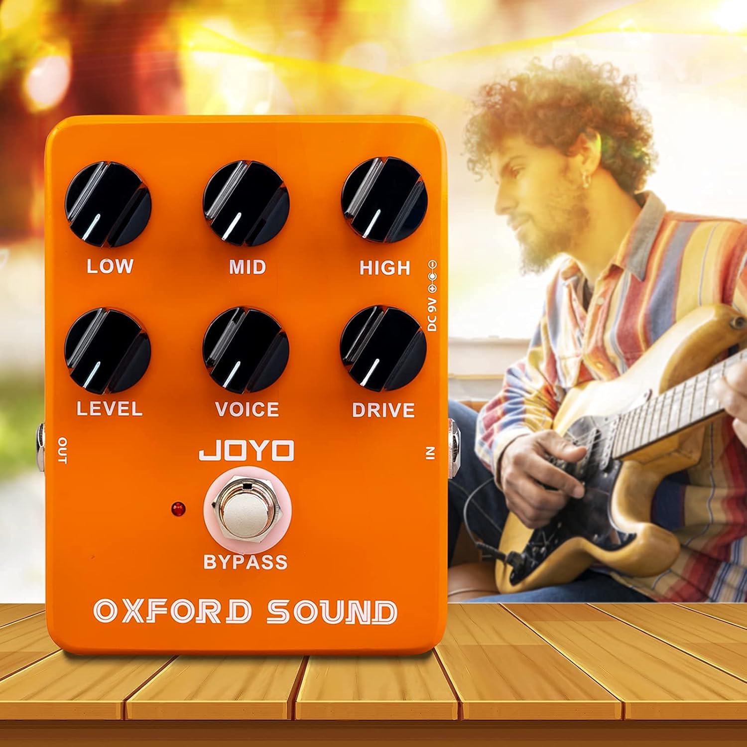 JOYO R-22 Chorus Pedal Semi-Analog Circuit and JF-22 Orange Amplifier Simulator Distortion Pedal