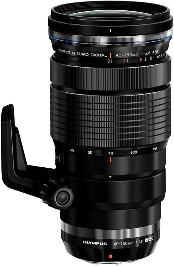 OM SYSTEM M.Zuiko Digital ED 40 to 150mm F/2.8 PRO Weatherproof Lens with Dual VCM Autofocus, Programmable L-Fn Function Button, Compatible With Teleconverter