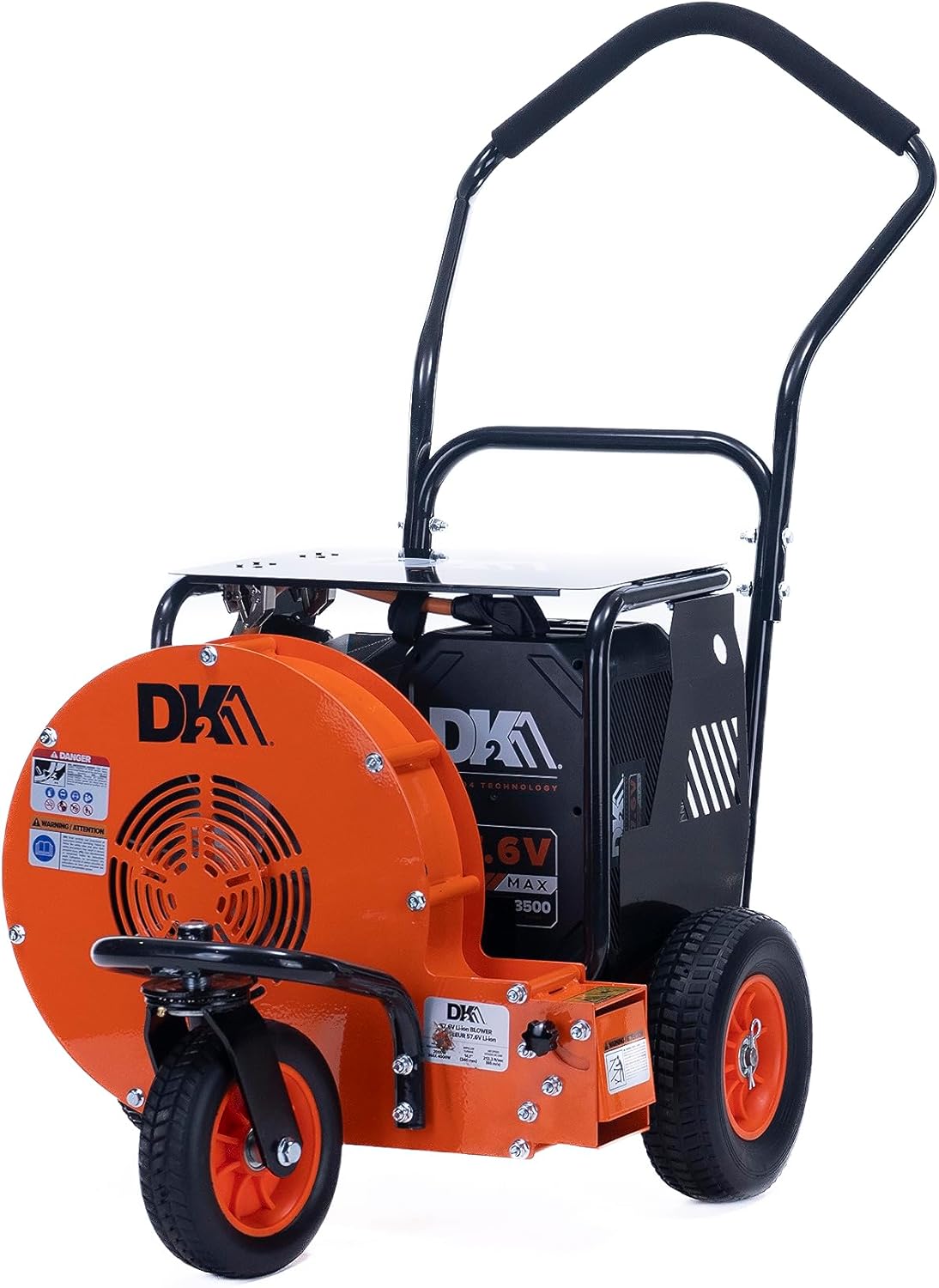 DK2 Elite Energy™ 1271 CFM 57.6V Battery Powered Walk-Behind Leaf Blower | 3500 RPM Cordless Brushless EV-Grade Motor | 1024WH, 20Ah LiFePO4 Battery | OPB480EV-K