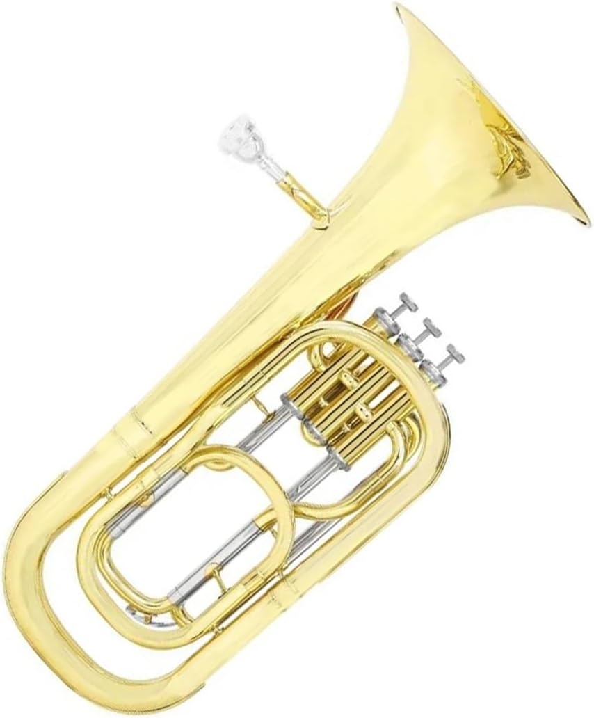Brass Euphonium B Flat Professional Performance Beginner Adult Practice Euphonium All-brass Instrument