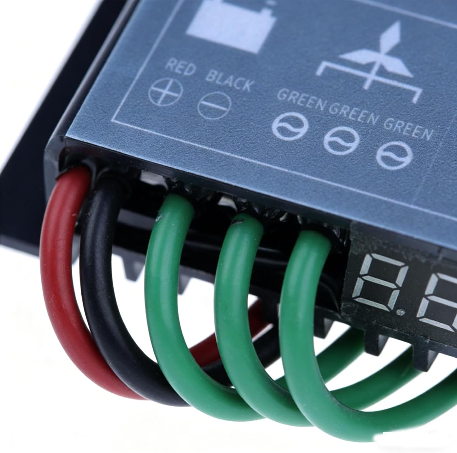 14000W MPPT Wind Turbine Charge Controller IP67 Waterproof Low Voltage Regulator,with Overcharge Protection and Display (12V-220V)