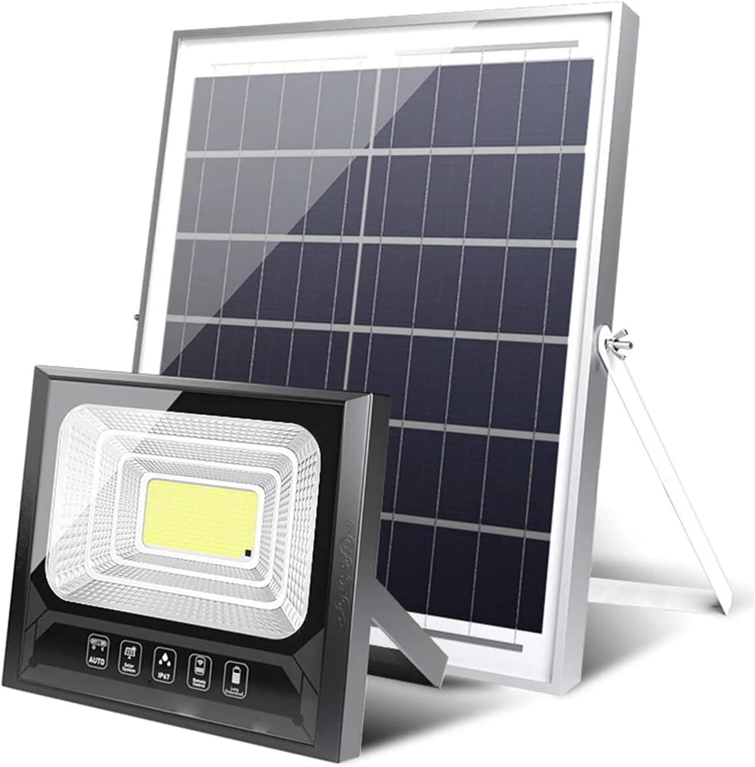 Courtyard Light Solar Led Flood Light Remote Control, 120W 180W 300W Dusk to Dawn Ip67 Waterproof Solar Powered Outdoor Security Lights Garden Street Lighting,