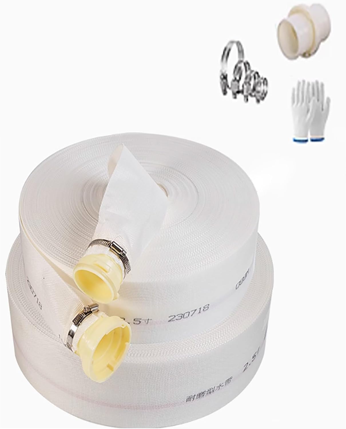 Fire Hose,Layflat Discharge Hose Pipe,10mfor Submersible-Other Water Pumps, Draining Pond,Garden Irrigation, Hot Tub,Swimming Pool or Sump(3in)