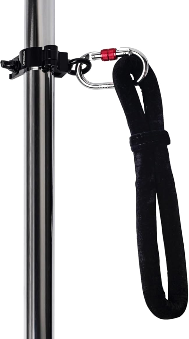 Dreamlin Dance Pole Hanging Clamp for Pole Dancing Accessories and Aerial Silks Silkii Equipment Grip for Flying Pole Dance Swivel Aerial Yoga for Home