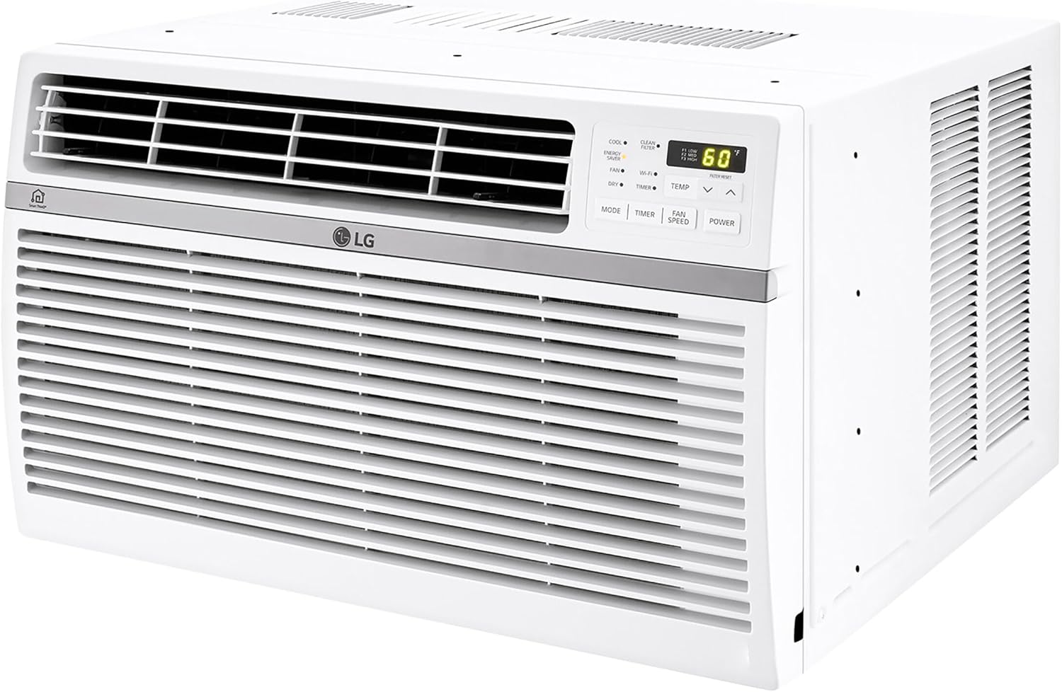 LG 10000 BTU Window Air Conditioners [2023 New] Remote Control WiFi App Ultra-Quiet Washable Filter Cools 450Sq.Ft for Medium & Large Room AC Unit air conditioner Easy Install White LW1017ERSM1