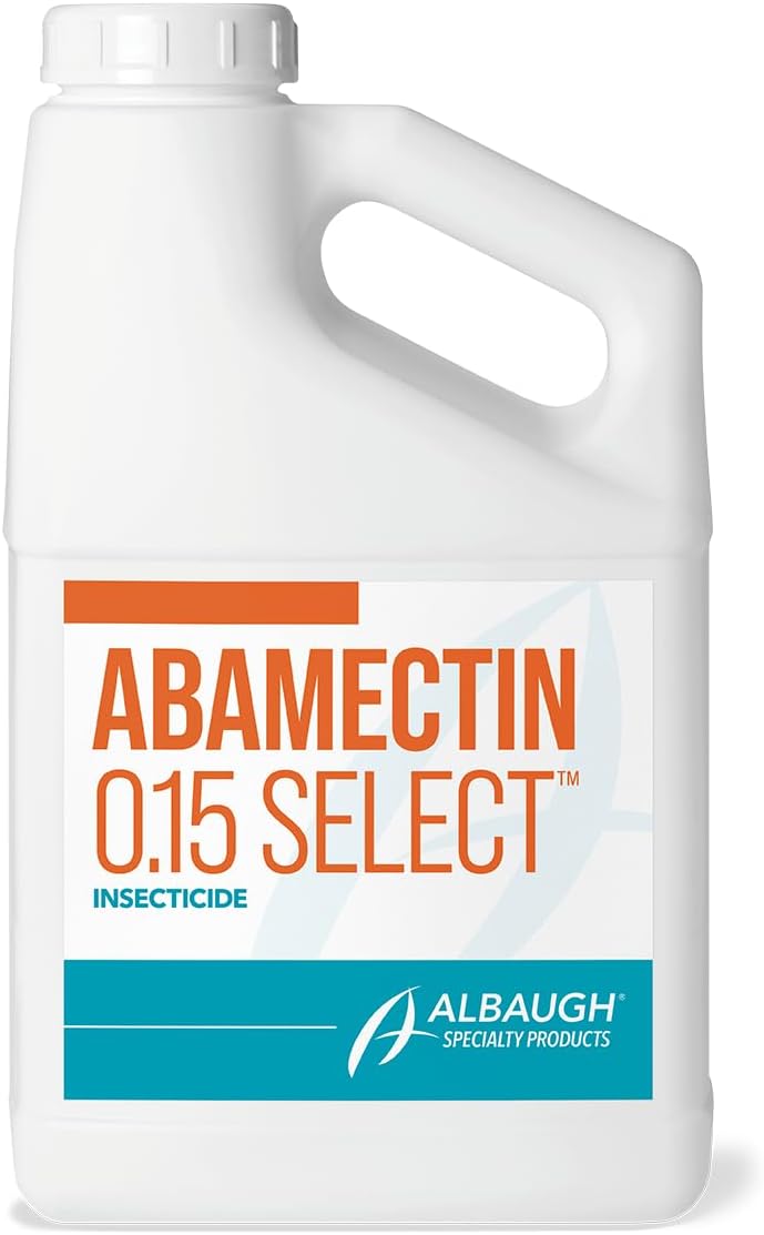 Abamectin 0.15 Select, Liquid Concentrate Insecticide, 2.0% Abamectin, for Mites and Leafminers Control, 128oz