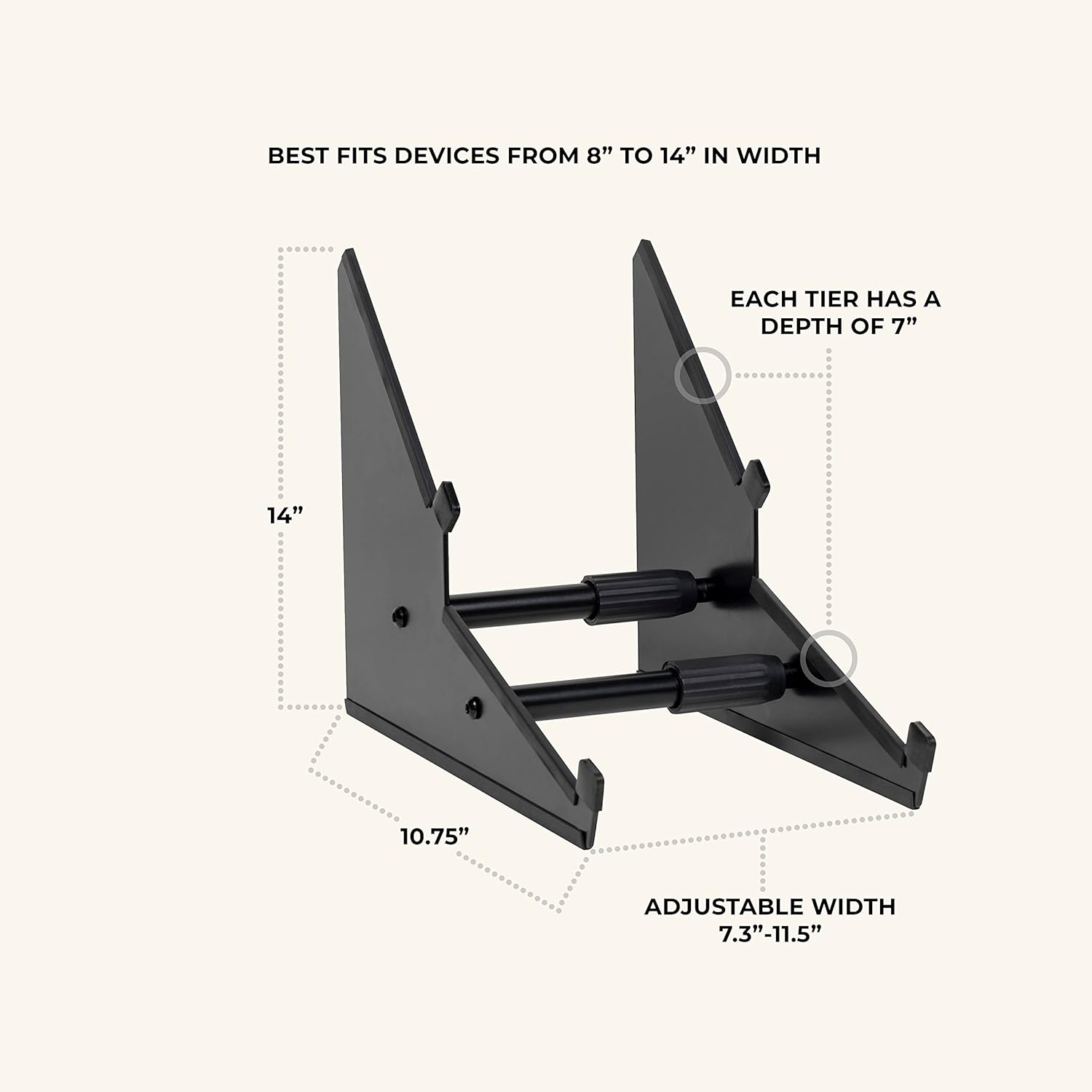 Headliner 2-Tier Desktop Synth Stand (HL22052)
