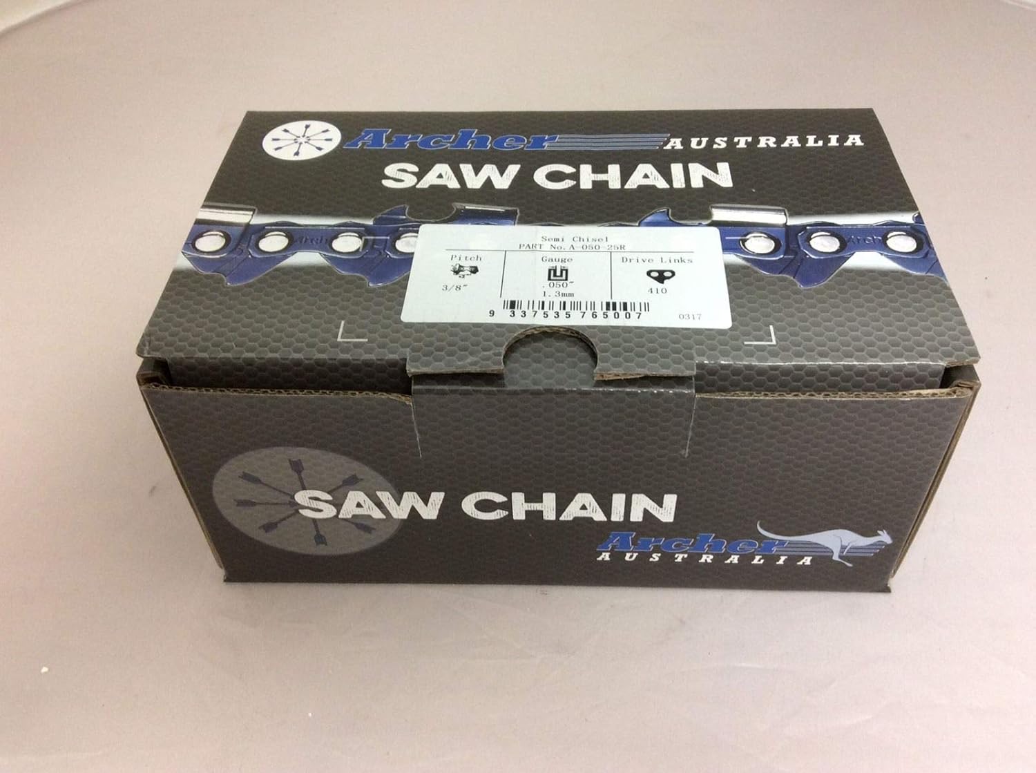 Archer Chainsaw Chain 25ft Roll 3/8