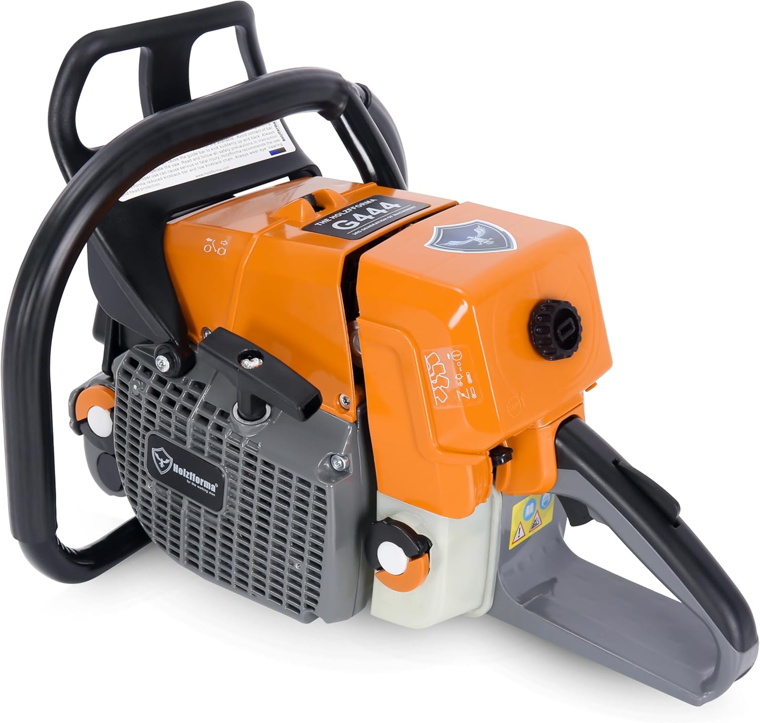 71cc Holzfforma G444 4.0KW Gasoline Chain Saw Power Head With Wrap Around Handle Bar are compatible with MS440 044 Chainsaw Orange Dark Grey