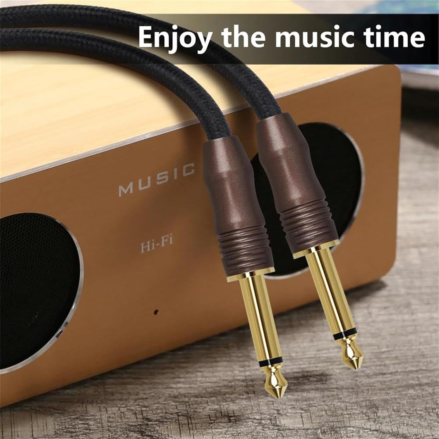 Guitar Audio Cable 6.35mm Cable 1/4inch Guitar Cable Male to Male 6.3 Cable Guitar Lead for Electric Guitar Bass Amplifier(8m)