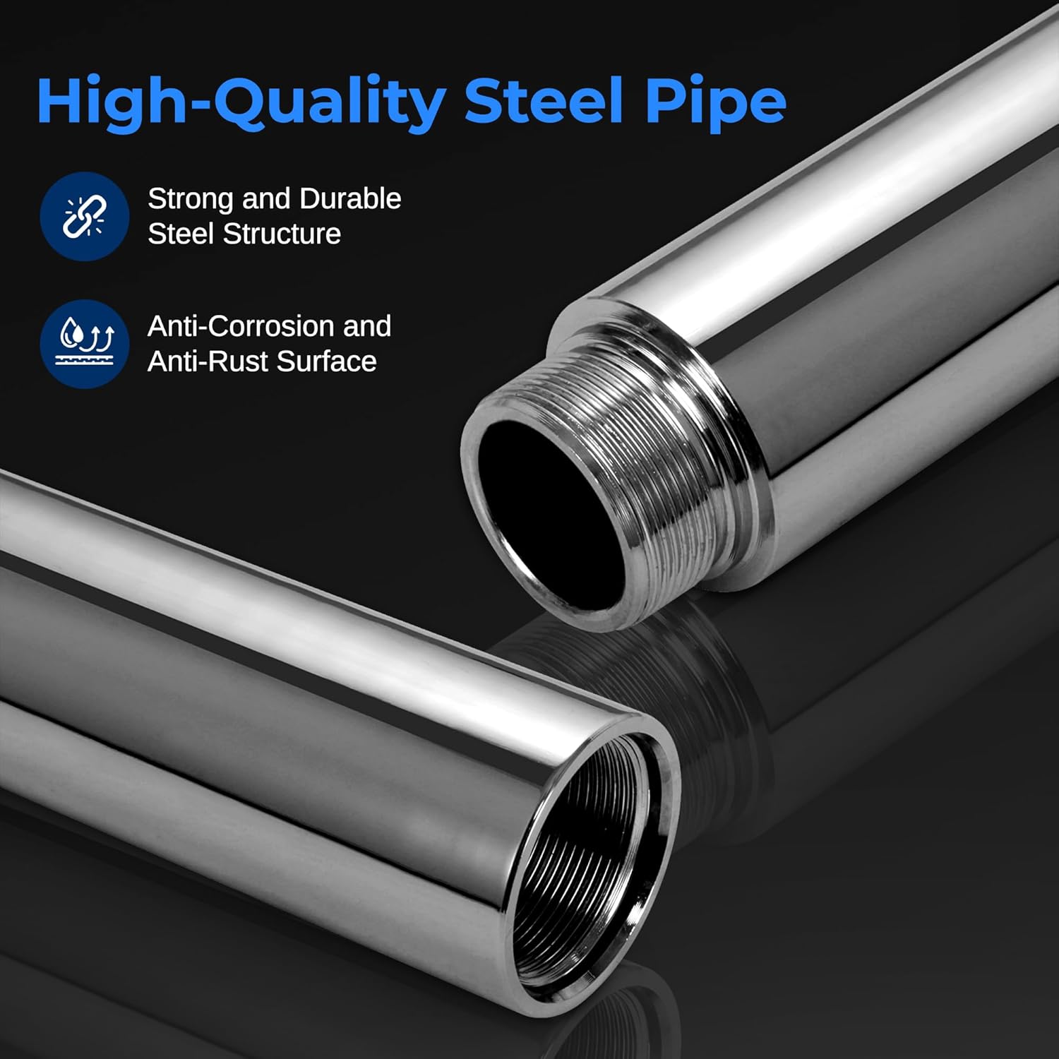 SereneLife Professional Non Slip Dancing Pole Set, Adjustable Height, Adjustable Fitness Pole, Great for Training Dancing and Exercise, Comes with Complete Set of Accessories, Easy Setup