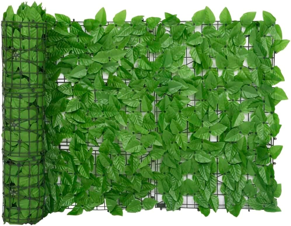 Balcony Screen with Green Leaves 157.5