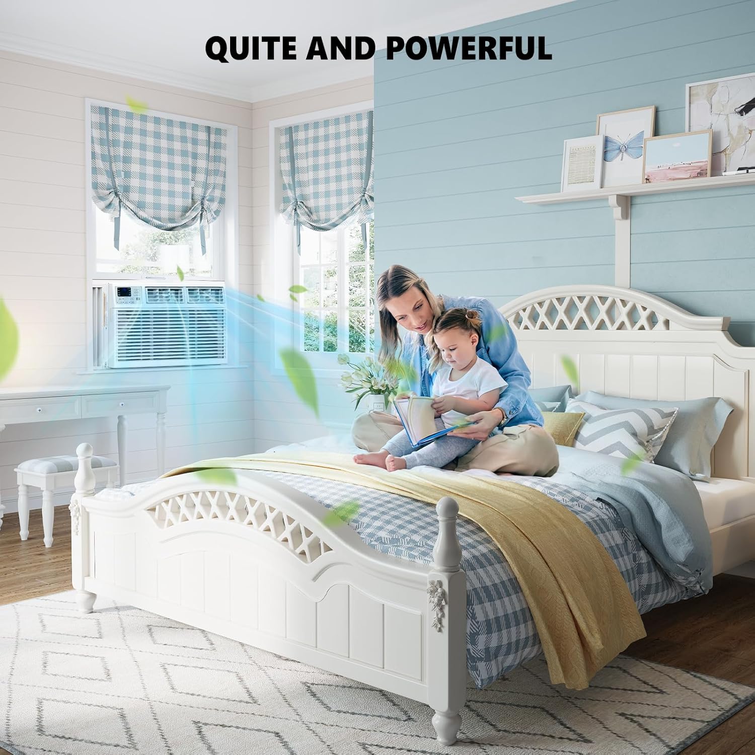 Window Air Conditioner, 12000 BTU Window AC Unit, Cooling Room 550sq.ft, Fast Cooling, 24H Timer, Dehumidifier Mo, Energy Saving, Remote Control for Living Room, Bedroom, Office