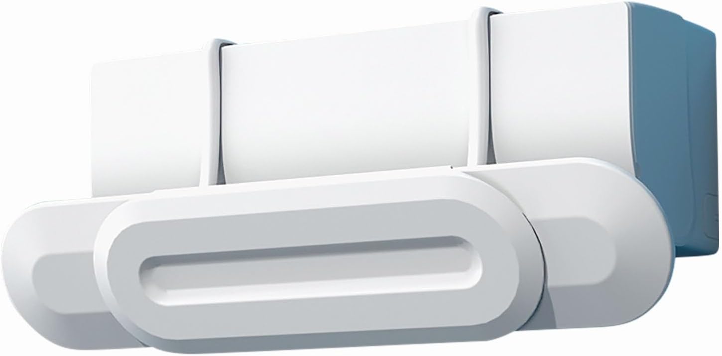 AC Wind Deflector, Air Conditioner Deflector for Freely Adjusting Wind Direction, Adjustable Air Deflector of With Hook
