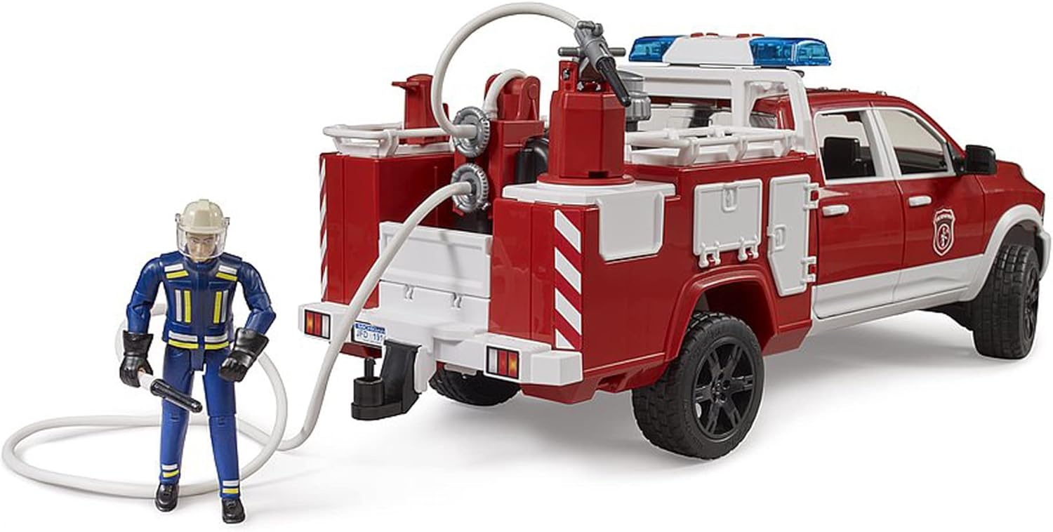 Bruder 02544 RAM 2500 Fire Service Truck with Light and Sound Module