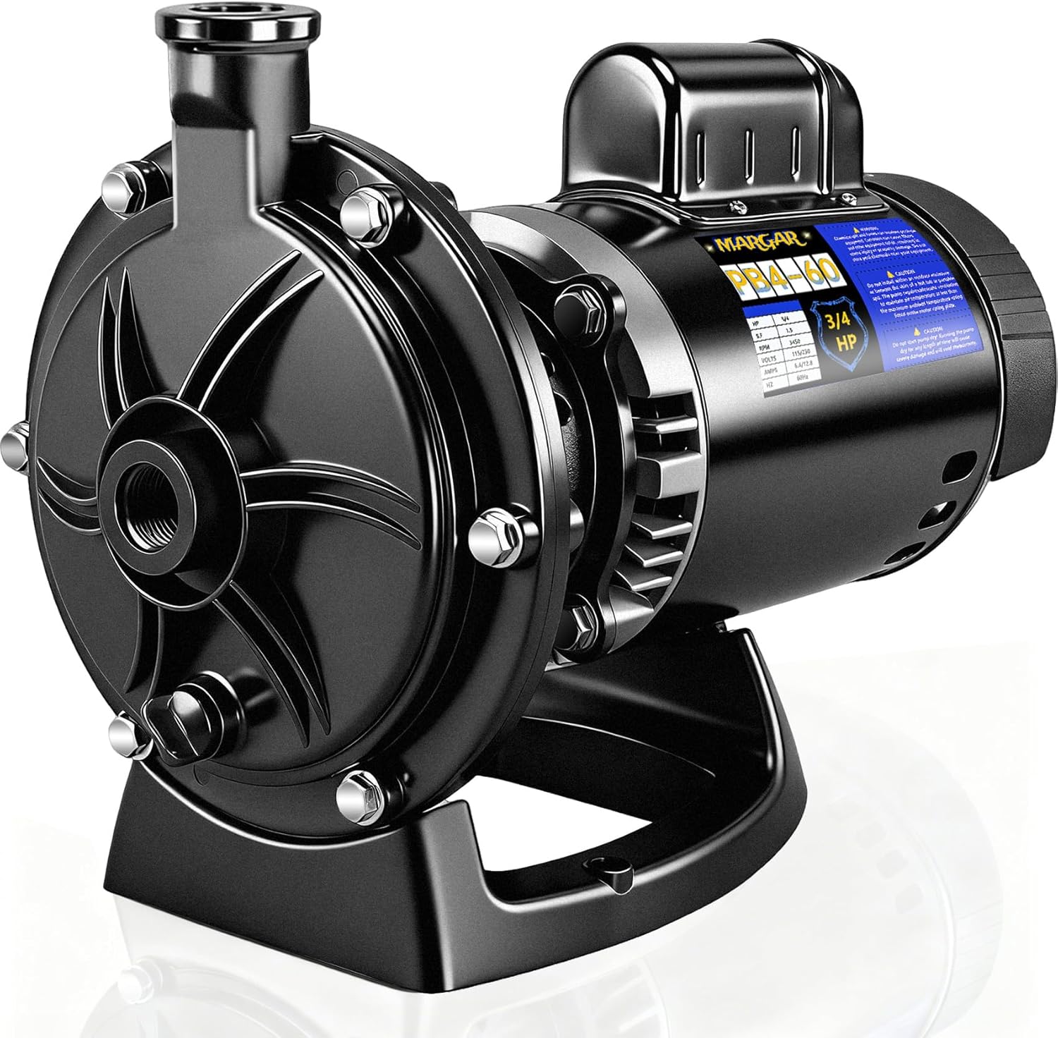 Upgraded Anti-Leak PB4-60 Booster Pump, Replacement for Polaris PB4-60, 3/4 HP Booster Pump Works with Polaris 180-480 & Major Pool Cleaners | 3/4 HP, 115V/230V Dual Voltage, 60Hz