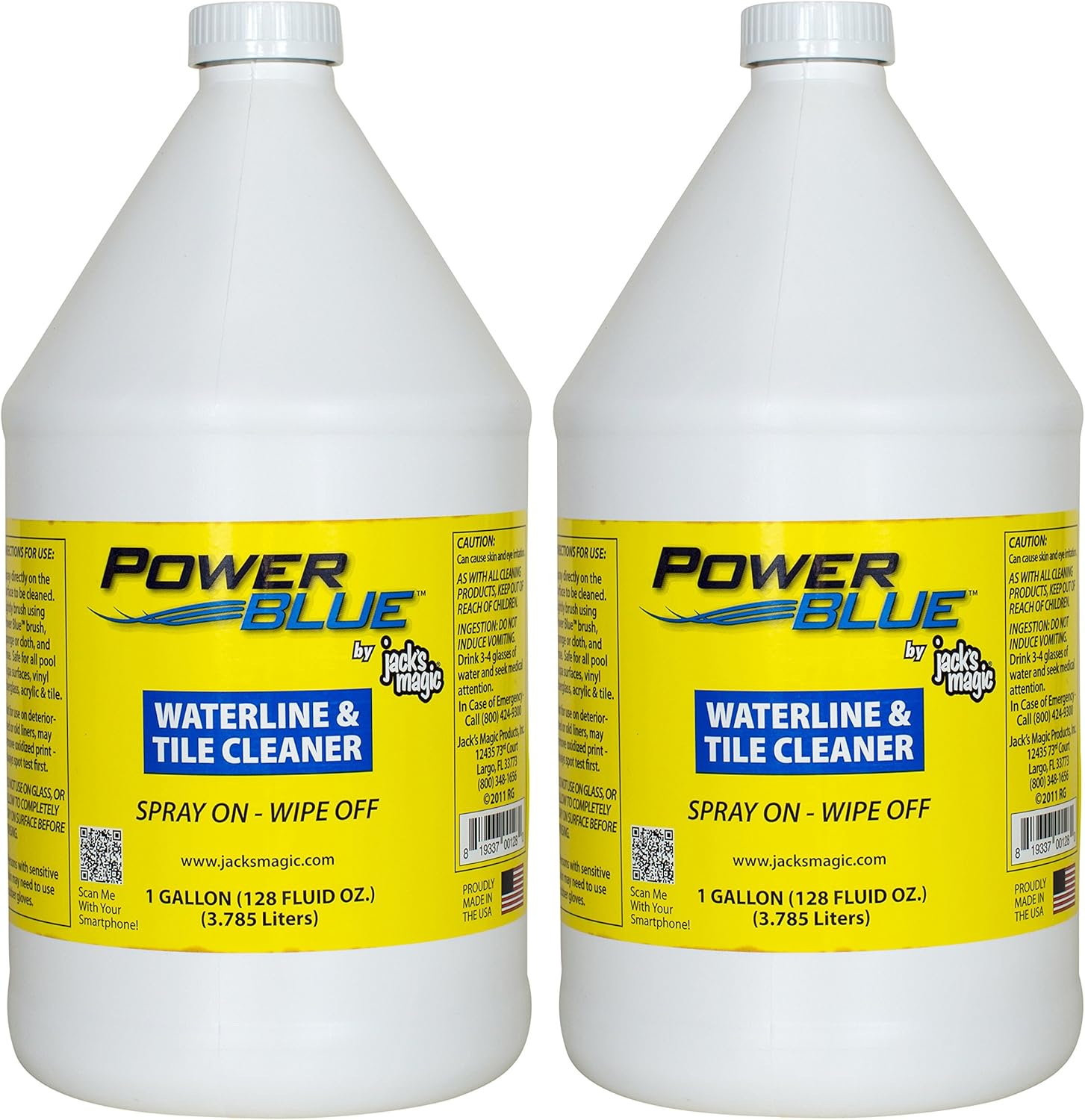 Jack's Magic Power Blue Water Line & Tile Cleaner (1 gal) (2 Pack)