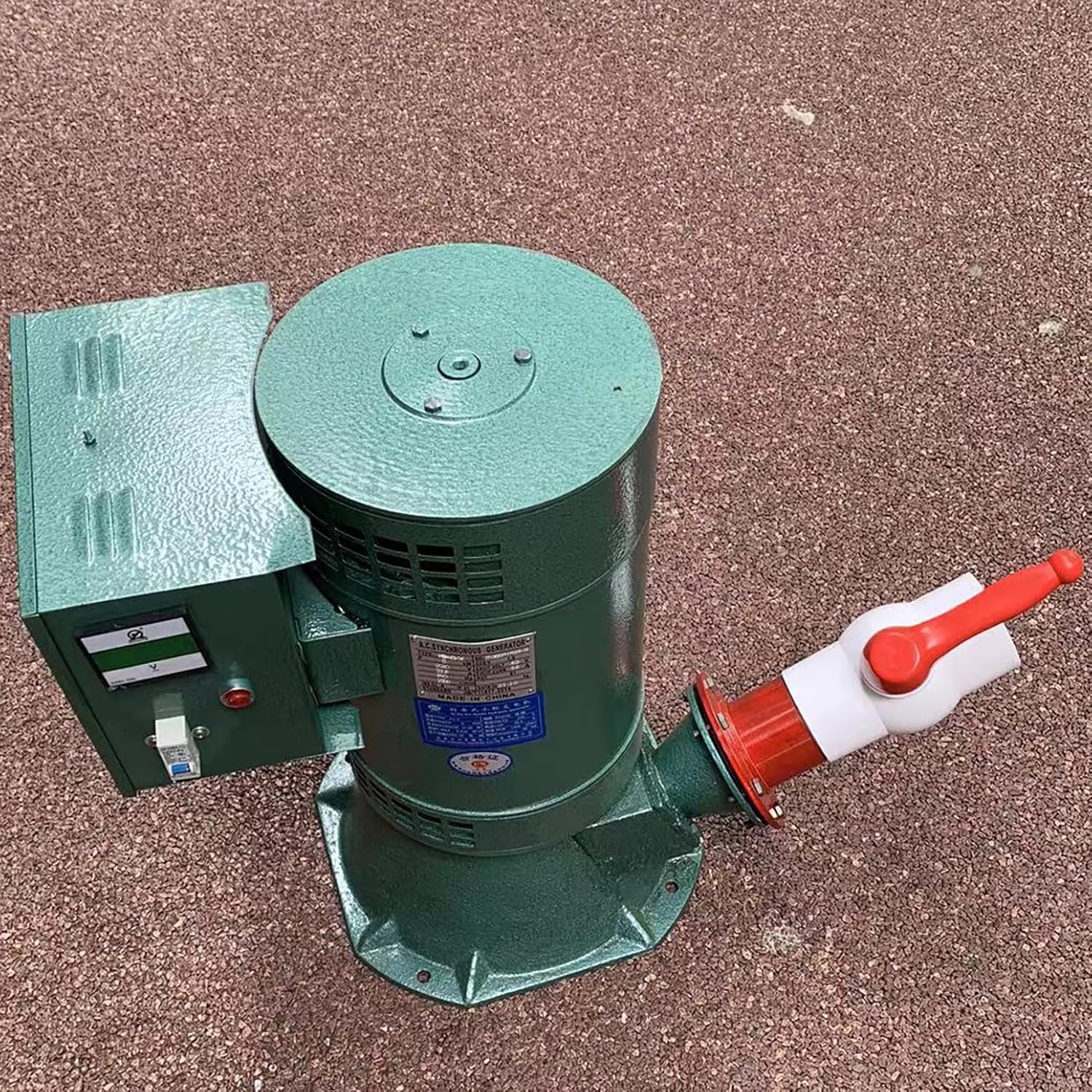 5000W High Power Hydroelectric Generator Single-Phase 220V / Three-Phase 400V Water Turbine Generator with Automatic Voltage Stabilization and Leakage Protection for Home, Outdoor,5kw,220V