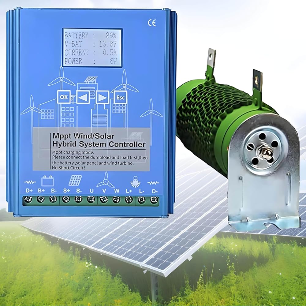 10000w Wind-Solar Hybrid Charge Controller, Suitable for Wind and Solar Boost Charging, Regulator Mppt Wind-Solar Hybrid Boost Controller