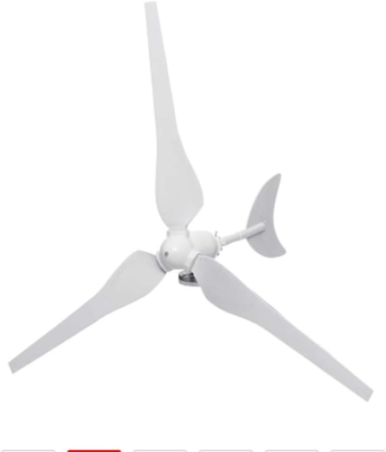 800W Wind Generator AC12V/24V Wind Turbines Wind Turbines Generator with 3 Nylon Fiber Blades for Home Solar Streetlight,Boat,24v